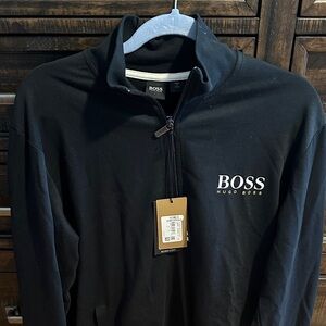 Hugo Boss Black Zip-Up Sweatshirt
